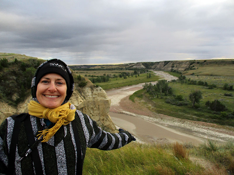 Christi in Theodore Roosevelt National Park