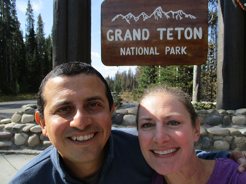 Hector & Christi at Grand Teton National Park