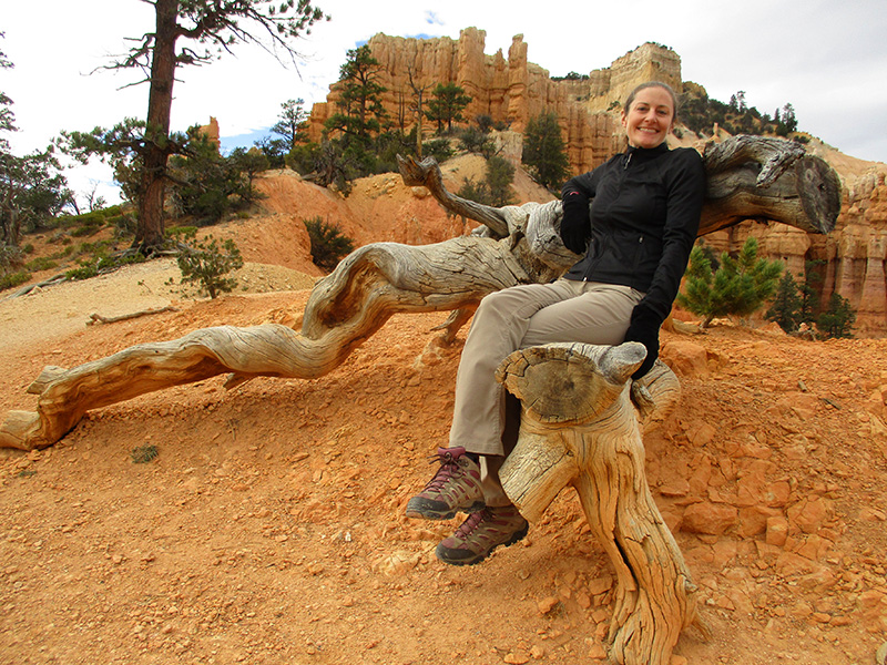 Christi in Bryce Canyon National Park