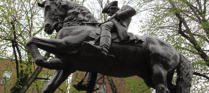 On the Freedom Trail in Boston