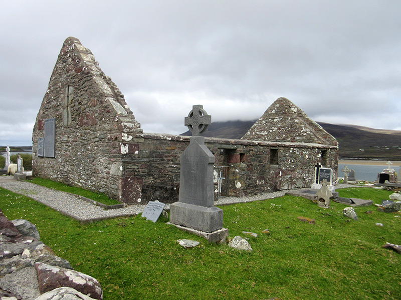 Kildownet Old Cemetery on Ireland's Achill Island